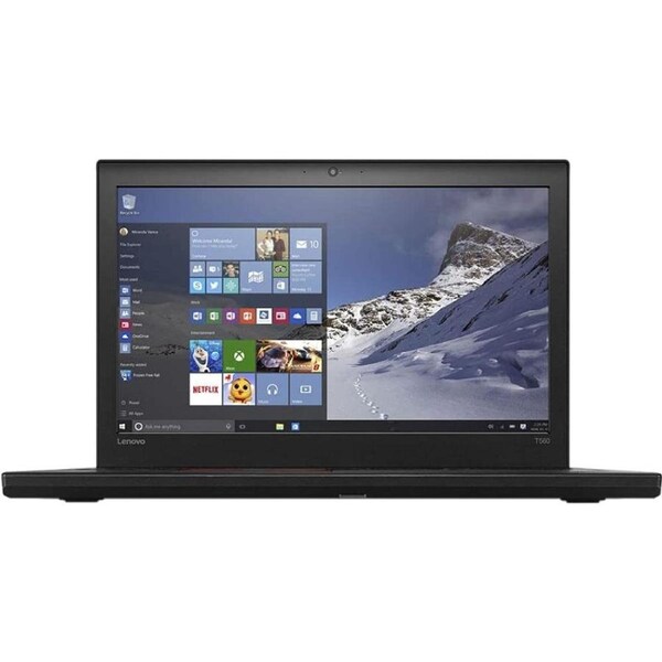 Lenovo ThinkPad T560 Laptop 15.6" - Intel Core i5-6300U 2.4GHz - 512GB - Black - 8GB RAM - 15.6 Inch - Refurbished (Excellent Condition)