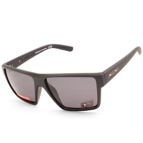 Dirty Dog Noise Satin Black/Grey Polarised Unisex Sunglasses