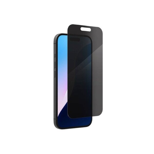 ZAGG Glass Elite Privacy 360 Screen Protector for Apple iPhone 16/15 - 4-Way Privacy