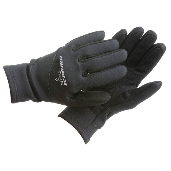 Mirage Neoprene Adventurer Outdoor Fishing Protective Gloves Medium Black