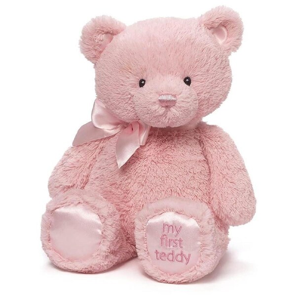 Gund My First Teddy Bear Pink Large 38cm Plush