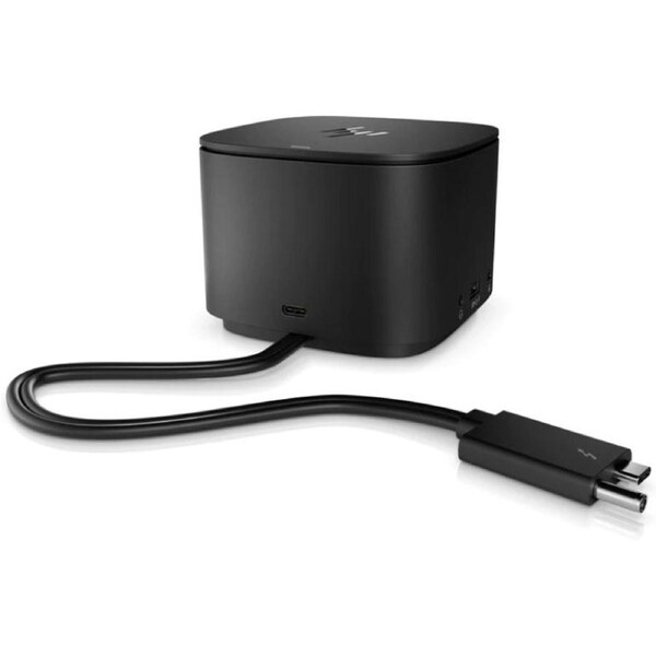 HP Thunderbolt Dock 230W G2 with Combo Cable - Black - Refurbished (Good Condition)