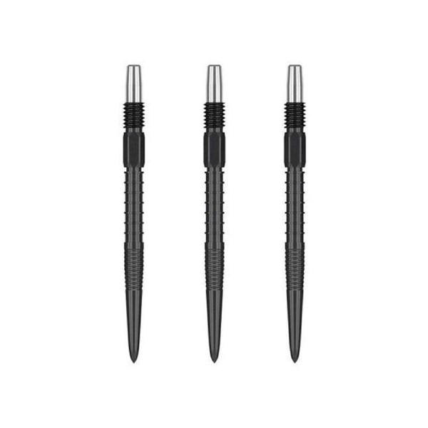 3pc Target Swiss Firepoint Dart Point Replacement Spare Tip 26mm Black