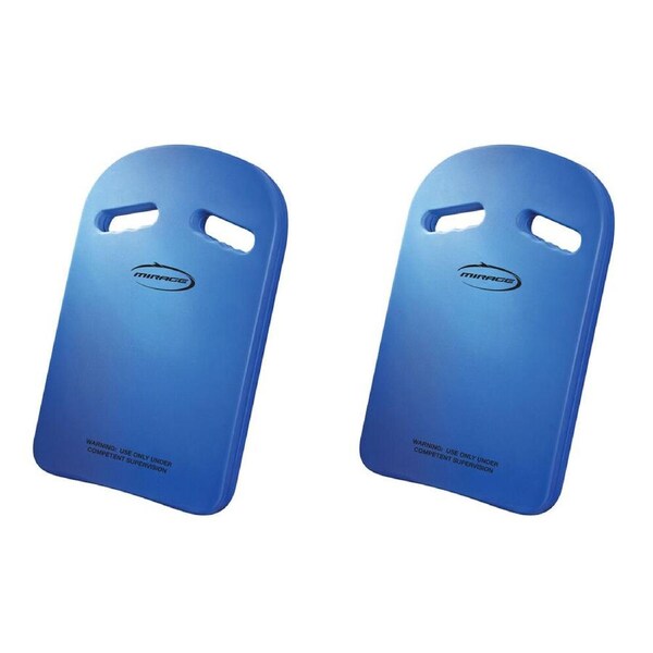 2PK Mirage Kids Swimming Pool Floating Kickboard 40 x 28 4cm Blue