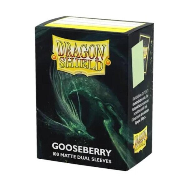 Dragon Shield - Standard Dual Matte Gooseberry Sleeves 100 pack