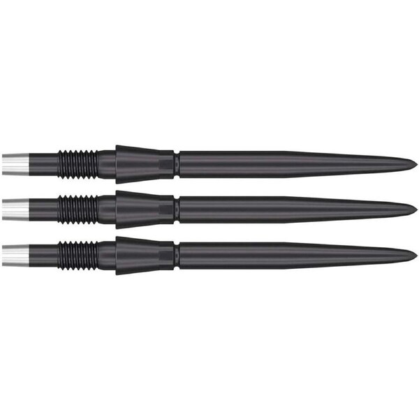3pc Target Swiss Storm Dart Point Replacement Spare Tip 35mm Black