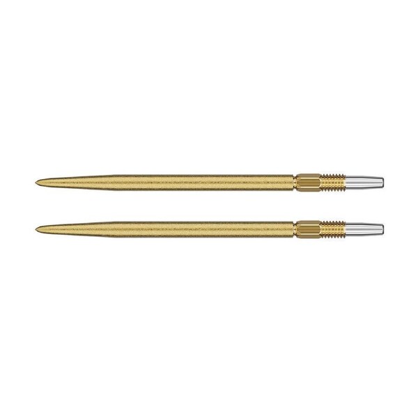 2PK Target Swiss SLK Dart Point Replacement Spare Accessory Tip 42mm Gold