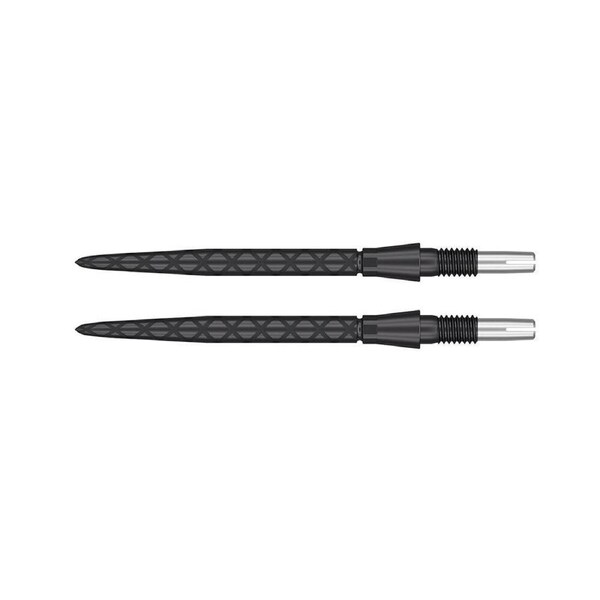 2PK Target Storm Diamond Dart Point Replacement Spare Accessory Tip 30mm Black