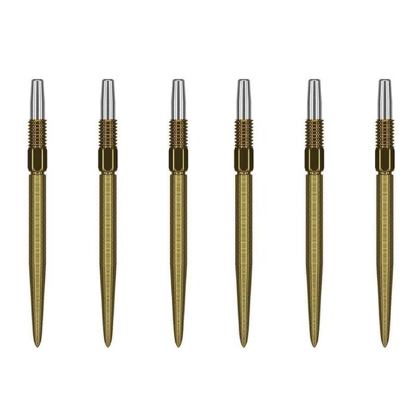 2x 3pc Target Swiss Nano Dart Point Replacement Spare Accessory Tip 30mm Gold