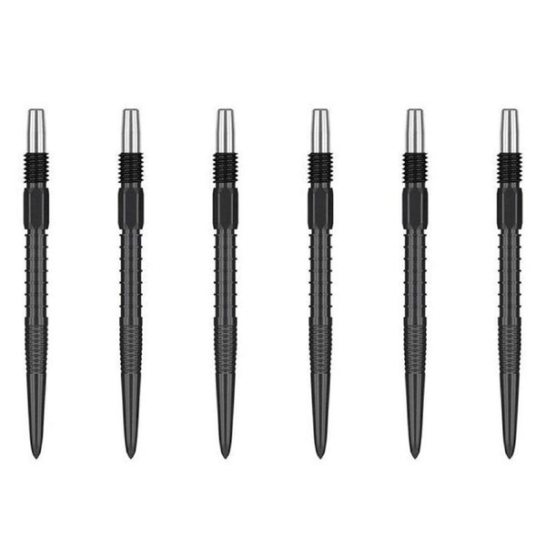 2x 3pc Target Swiss FireDart Point Dart Replacement Spare Tip 35mm Black