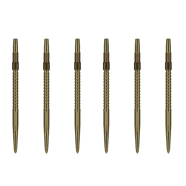 2x 3pc Target Swiss FireDart Point Dart Replacement Spare Tip 30mm Gold