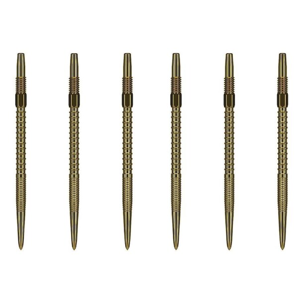 2x 3pc Target Swiss FireDart Point Dart Replacement Spare Tip 26mm Gold