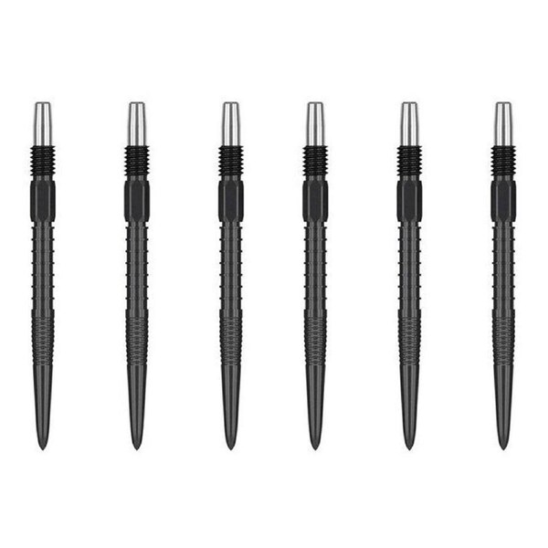 2x 3pc Target Swiss Firepoint Dart Point Replacement Spare Tip 26mm Black