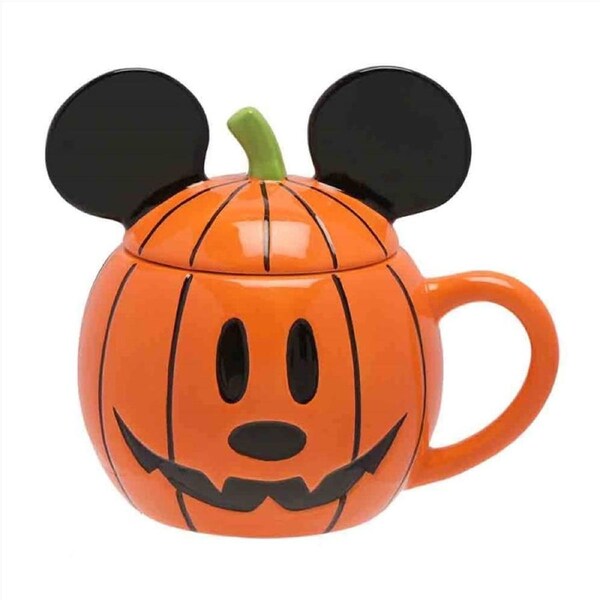 Halloween - Mug With Lid Mickey Pumpkin