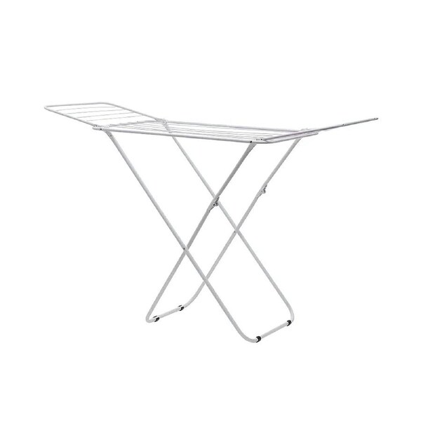 Floor Standing Clothes Drying Rack Laundry Foldable Indoor Garment Drying Rack