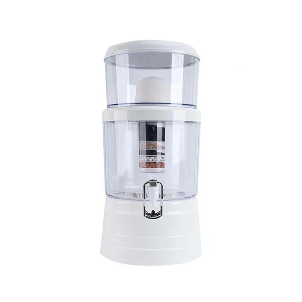 Provecta 16L Benchtop Water Filter System 8-Stage Filtration Reduces Chlorine for Home Office Dispenser