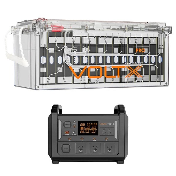 VoltX 24V 100Ah Lithium Battery + 1200W Power Station