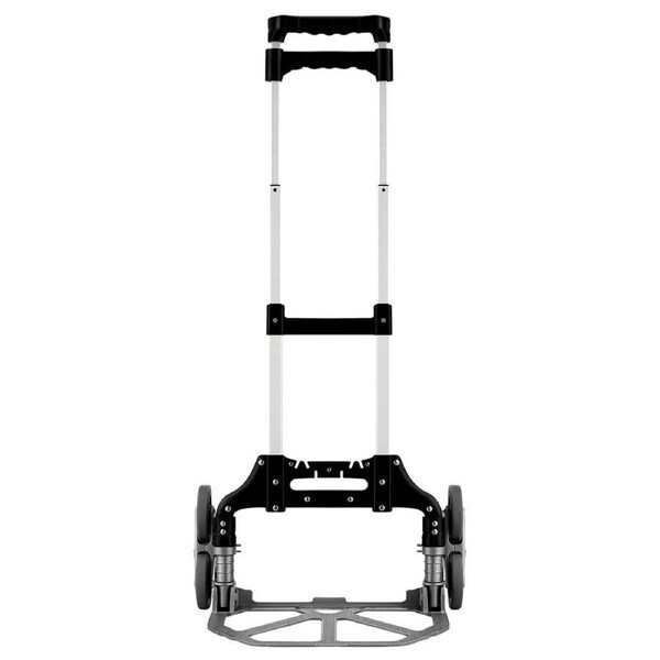 Foldable Dolly Hand Truck Shopping Cart Trolley Stair Climbing Portable Utility Grocery Luggage Transport Moving Office Camping Telescopic Handle