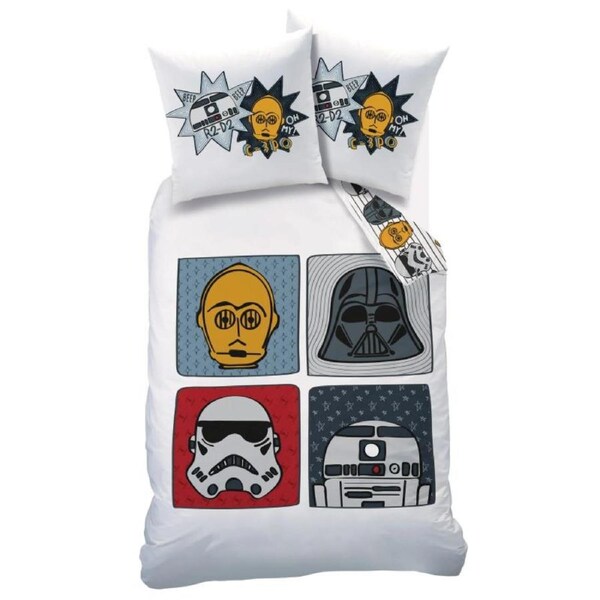 Star Wars Characters Quilt Cover Set - Single Bed Size