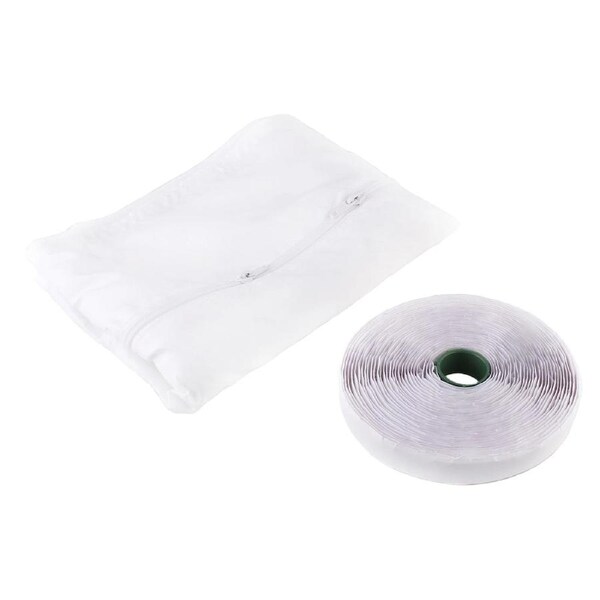 Sealing Cloth 4M Portable Air Conditioner Window Seal Vent Kit 2 Zippers