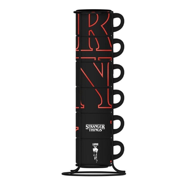Bialetti Stranger Things Stackable Cups - Set of 6