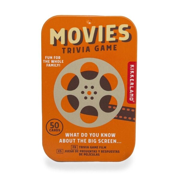 Kikkerland Movies Trivia Tin