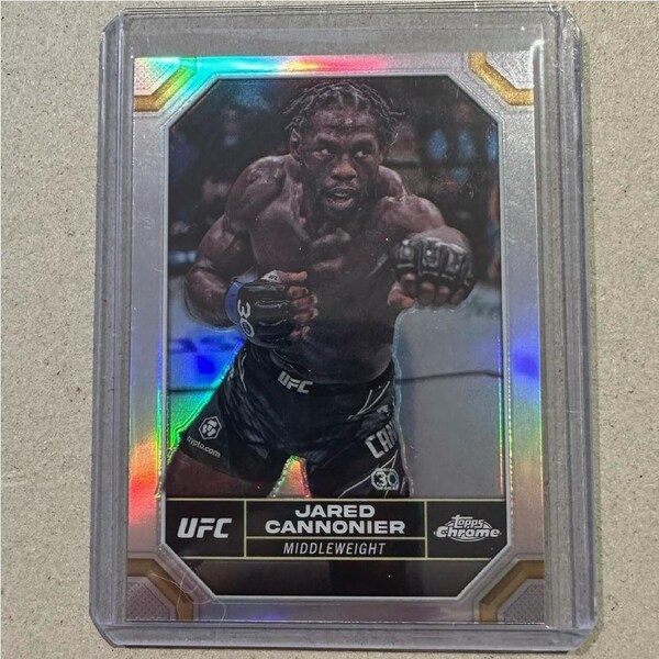 2024 Topps Chrome UFC - JARED CONNONIER - Silver Refractor Card #92