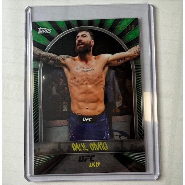 2024 Topps UFC NYC - PAUL CRAIG - Green 54/99 #6