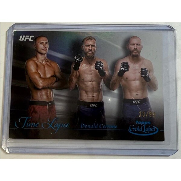 2024 Topps Gold Label UFC - DONALD CERRONE Time Lapse 33/99 #TL-14