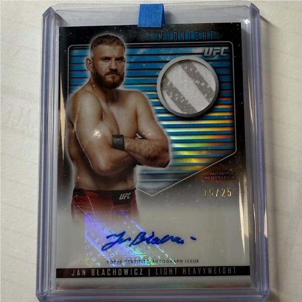 2024 Topps Midnight UFC - JAN BLACHOWICZ - Relic Auto Moonrise 15/25 #RCA-JBL