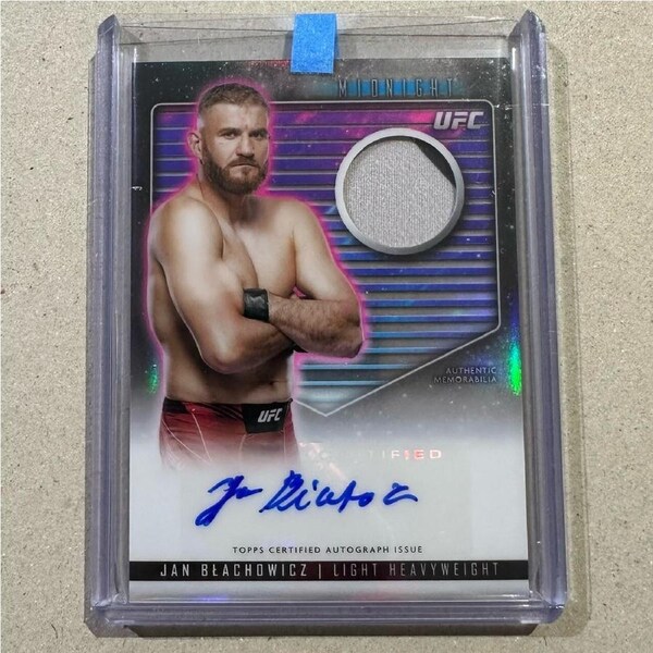 2024 Topps Midnight UFC - JAN BLACHOWICZ - Relic Patch Auto #RCA-JBL