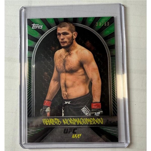 2024 Topps UFC NYC - KHABIB NURMAGOMEDOV - Green 96/99 #17