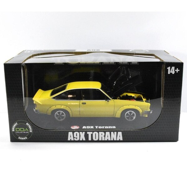 dda 1:24 Scale Holden A9X Torana Hatch – Yellow dda807