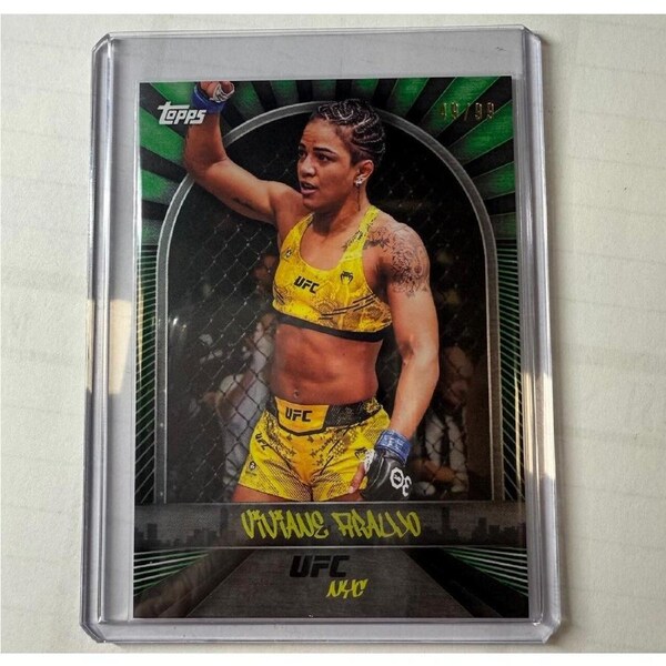 2024 Topps UFC NYC - VIVIANE ARAUJO - Green 49/99 #9