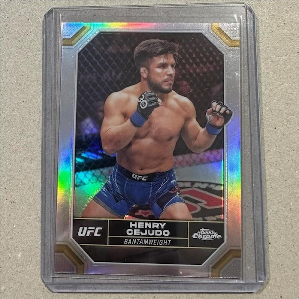 2024 Topps Chrome UFC - HENRY CEJUDO Silver Refractor Card #73