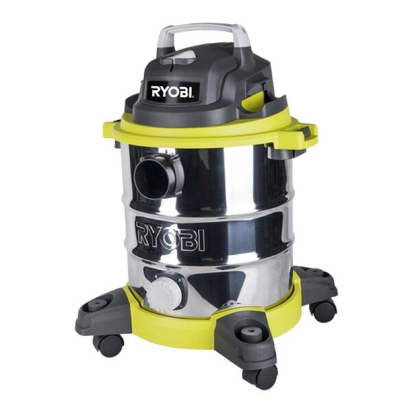 Ryobi 20L Stainless Steel Wet Dry Workshop Vacuum RVC-1220I-G