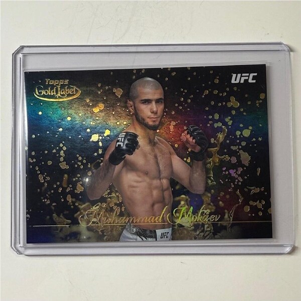 2024 Topps Gold Label UFC - MUHAMMAD MOKAEV Gold Splatter Case Hit #GSP-17