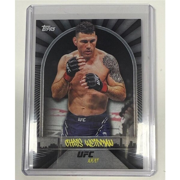 2024 Topps UFC NYC - CHRIS WEIDMAN BASE CARD #11