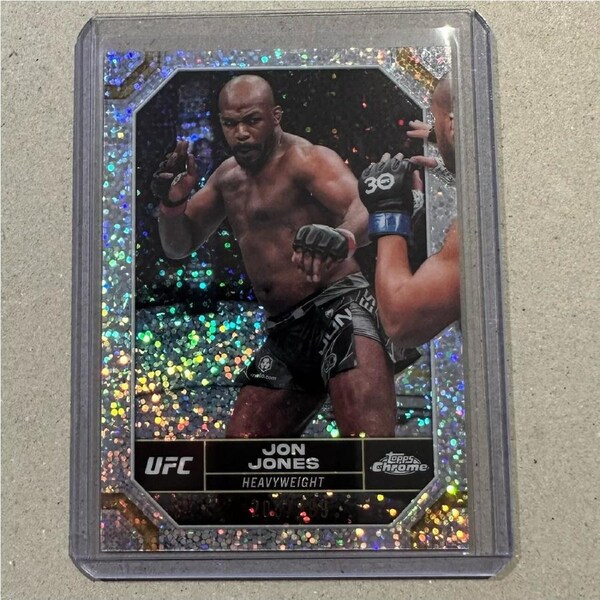 2024 Topps Chrome UFC - JON JONES - Speckle Refractor 205/299 #97