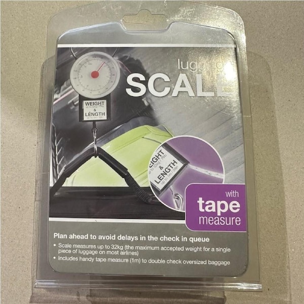 Portable Luggage Scale 32KG with Tape Measure