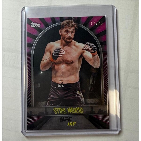 2024 Topps UFC NYC - STIPE MIOCIC - Pink 17/75 #2