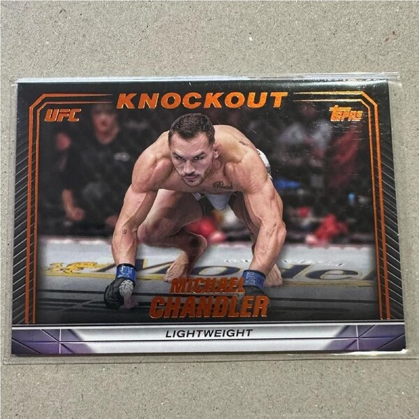2024 Topps Knockout UFC - MICHAEL CHANDLER - Orange #49