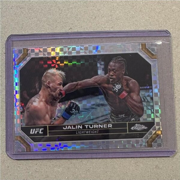 2024 Topps Chrome UFC - JALIN TURNER - X-Fractor #88
