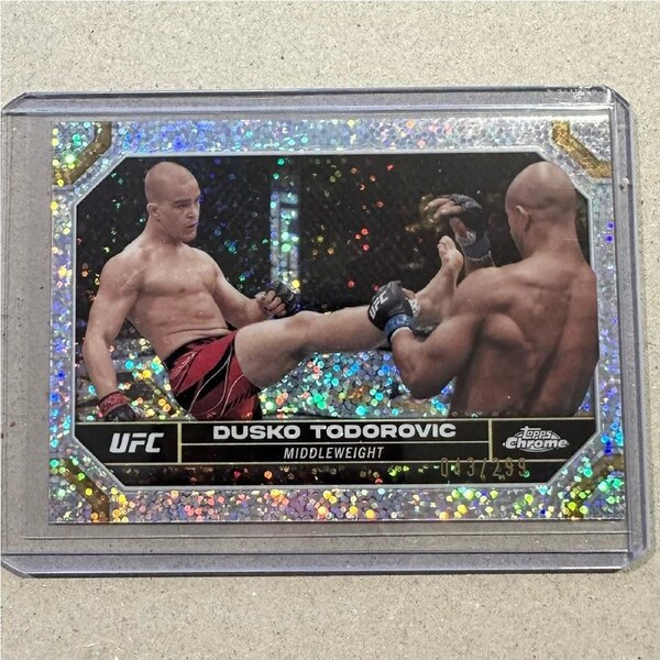 2024 Topps Chrome UFC - DUSKO TODOROVIC #63 Speckle Refractor 043/299