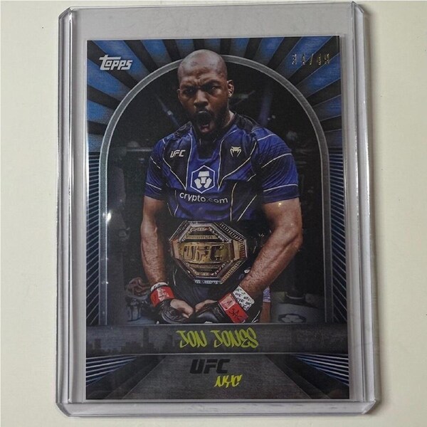 2024 TOPPS UFC NYC - JON JONES Blue 34/49 #1