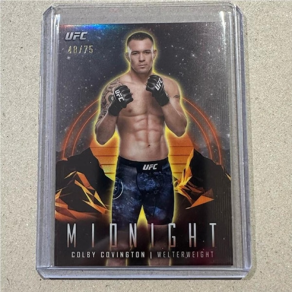 2024 Topps Midnight UFC - COLBY COVINGTON 48/75 DUSK #93