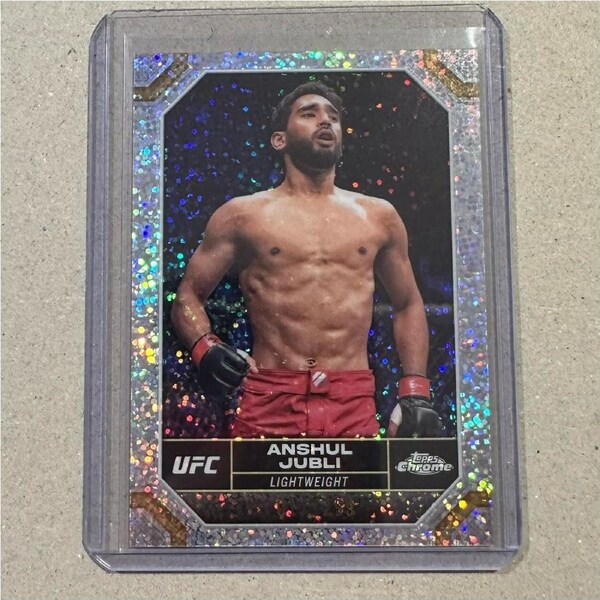2024 Topps Chrome UFC - ANSHUL JUBLI - Speckle Refractor 017/299 #18