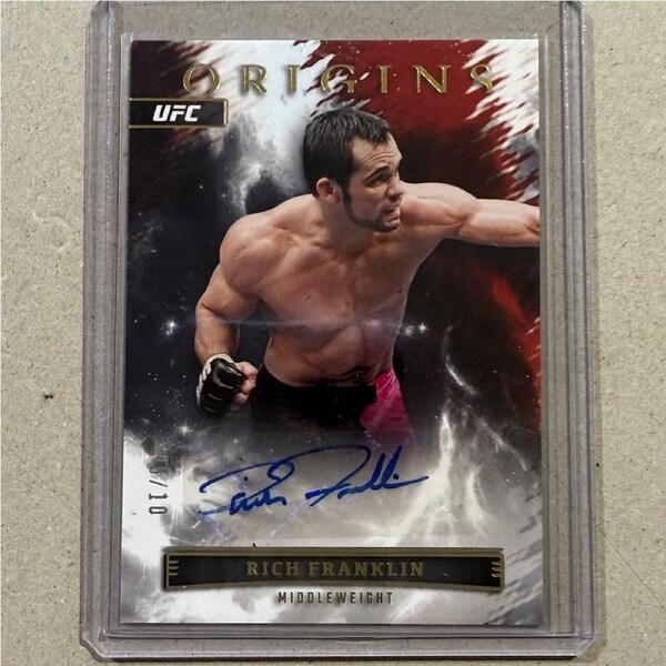 2023 Panini Chronicles UFC - RICH FRANKLIN Origins Auto Gold 06/10