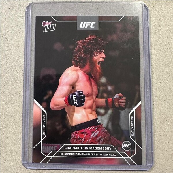 2024 UFC Topps Now - UFC 308 - Sharabutdin Magomedov RC Rookie #29