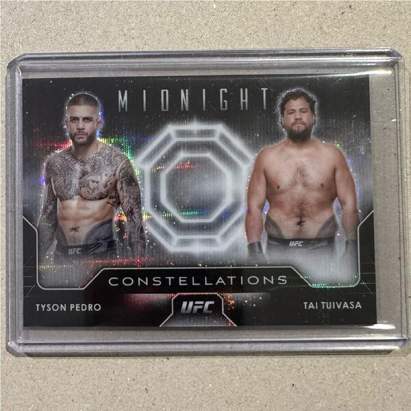 2024 Topps Midnight UFC - TYSON PEDRO / TAI TUIVASA Constellations Moon Beam